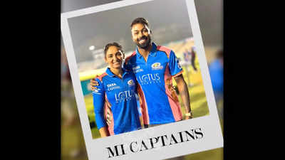 Captain meets Captain! Harmanpreet Kaur and Hardik Pandya share Mumbai Indians’ winning vibe – Watch | Cricket News