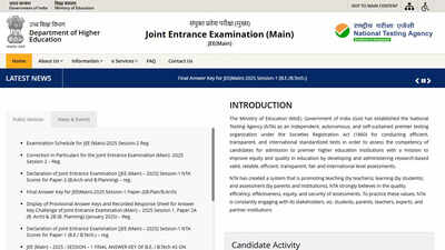 JEE Mains Admit Card: JEE Mains 2025 Session 2 City Intimation Slip soon on jeemain.nta.nic.in; check details here
